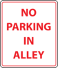 No Parking In Alley Clip Art